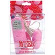 Marble Waterproof Love Bullet 7X, Light Pink