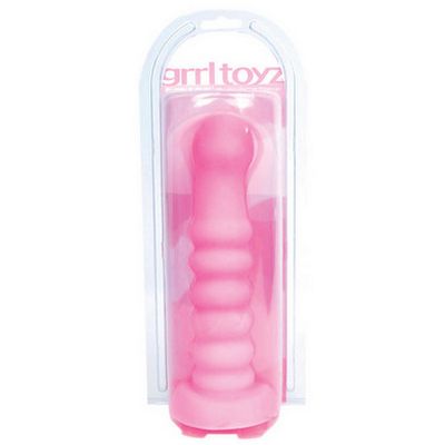 Bubblegum Vibrating Silicone Strap On Dong, P