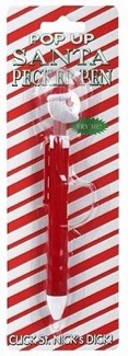 Santa Pecker Pop-up Ball Point Pen