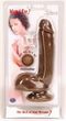 PleasureSkin 8 inch Cinnamon Cock