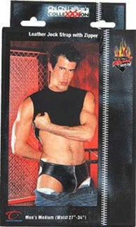 Rascal Wear Leather Jock Strap - SmMed