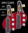 Wireless Vibrating Nipple Clamps - Black