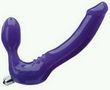 Feeldoe with Mini Vibrator - Violet
