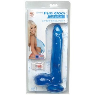Carmen's Fun Cock 8.5in Jel-Lee Blue