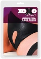 Leather Thong With Front Opening