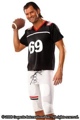 Football Player Black/White L/X