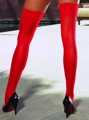 Moulin Red Thigh High