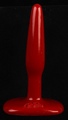 BUTT PLUG-RED SLIM SMALL CD