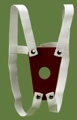 Rubber Dildo Harness WithStrap Bx