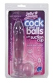 Jelly Cock & Balls WithSuction Cup Diamond