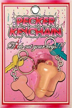 Pecker Keychain
