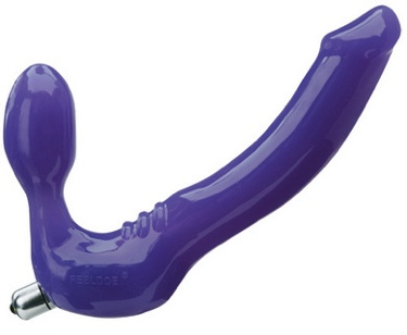 Feeldoe with Mini Vibrator - Violet