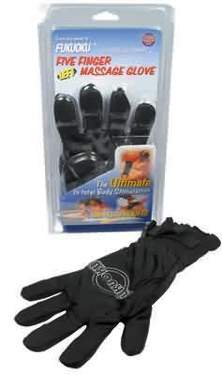 Fukuoku Five Finger Massage Glove - Left