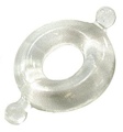 Cock Ring Elastomer Clear Large