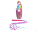20 Inch Whip Pink/Blue