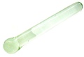 Dildo Boro Glass Sleek Wand Clear