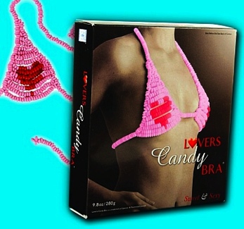 Lovers Candy Bra Red & Pink