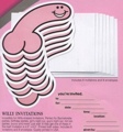 Willy Invitations 8Pack