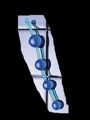 Jelly Thai Beads Blue