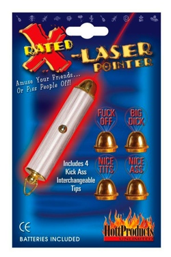 X-Rated Laser Pointer Key Chain