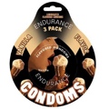 Endurance Flavored 3Pk Condoms-Vanilla