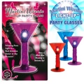 Martini Penis Glass Red