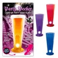 Party Pecker Light Up Beer Glass Blue
