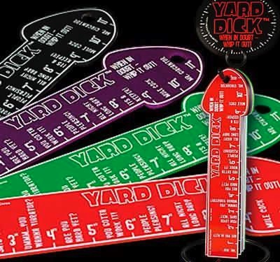 Yard Dick Penis Shaped Ruler Purple