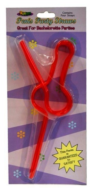 Penis Straws 4Pc