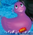 I Rub My Duckie Travel Size Vibrator - Purple