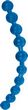 Jumbo Thai Anal Beads Blue