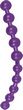 Jumbo Thai Anal Beads Purple