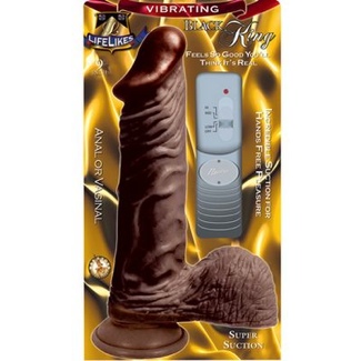 Lifelikes Vibrating Black King