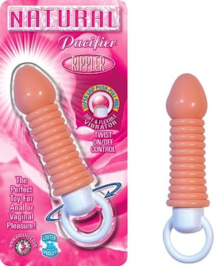 Natural Pacifier Rippler Flesh