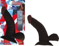 Afro American Whopper 7In With Balls Brown