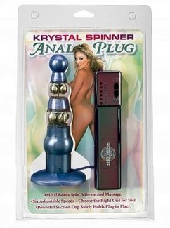 Krystal Spinner Anal Plug