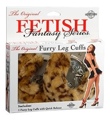 LEG CUFFS LEOPARD