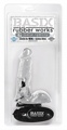Basix 6in Vibrating Dong Clear