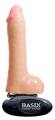 Basix 8in Vibrating Dong Flesh