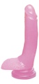 Basix 8In Suction Cup Thicky Purple