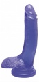 Basix 8In Suction Cup Thicky Cup Purple