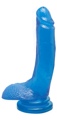 Basix 8in Suction Cup Thicky Blue