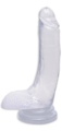 Basix 8In Suction Cup Thicky Clear