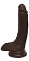 Basix 8In Suction Cup Thicky Brown