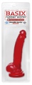 Basix 9 Suction Cup Dong Red
