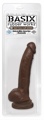 Basix 9In Suction Cup Dong Brown
