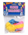 X - RATED PECKER BALLOONS