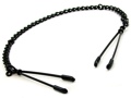 Nipple Clamps Tweezer W/Chain Black