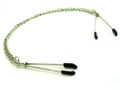 Nipple Clamps Tweezer W/Chain Chrome