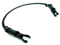 Nipple Clamps Barrel WithChain Black